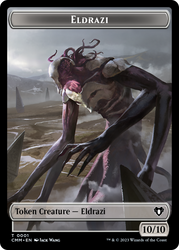 Eldrazi // Phyrexian Germ Double-Sided Token [Commander Masters Tokens] Magic: The Gathering