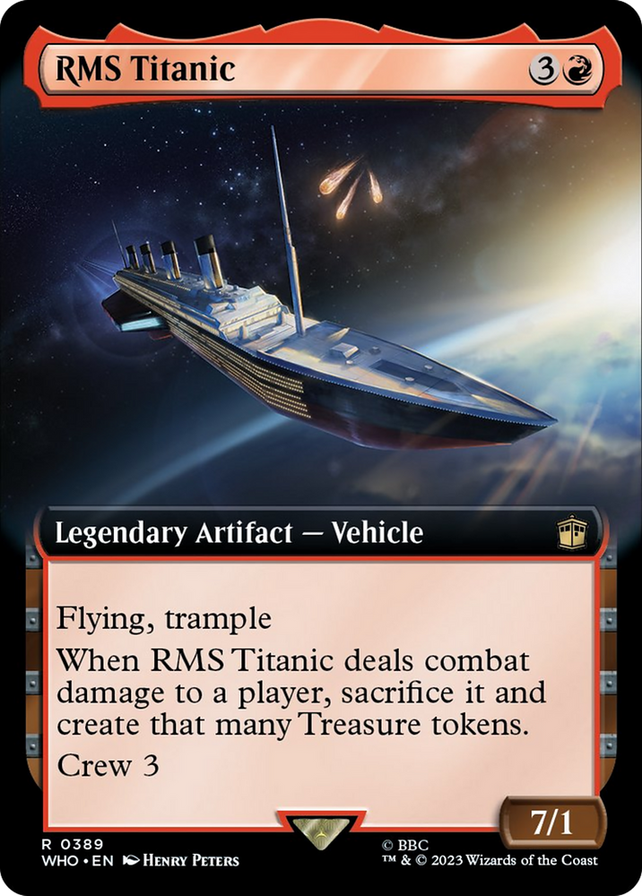 RMS Titanic (Extended Art) [Doctor Who] Magic: The Gathering