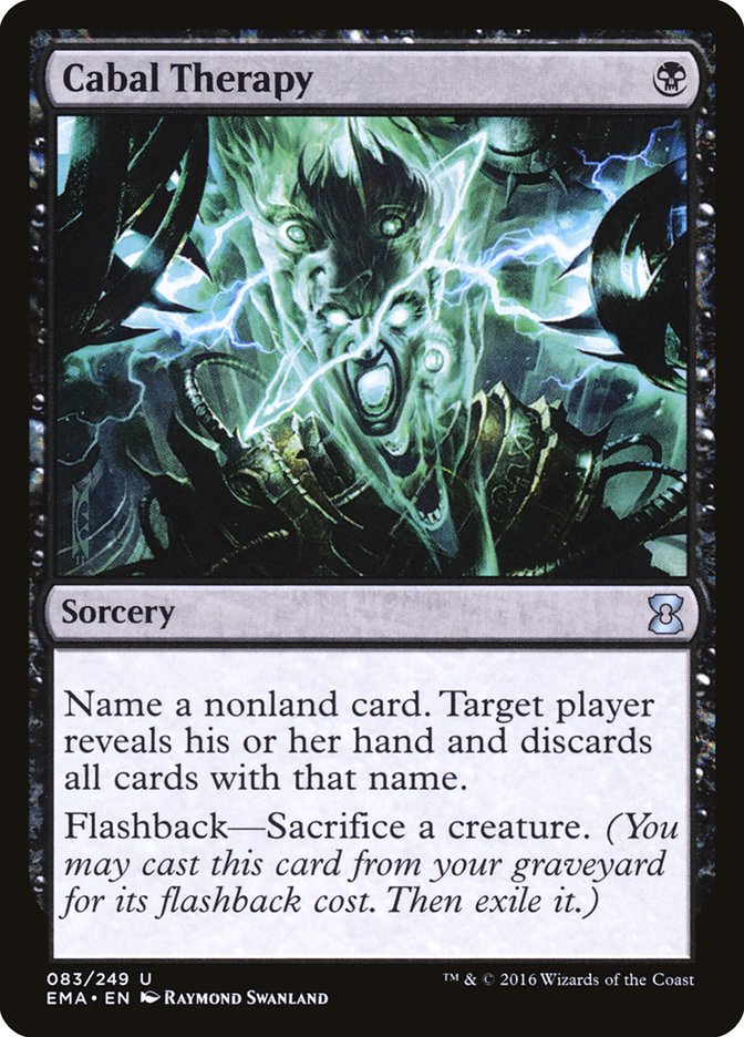 Cabal Therapy [Eternal Masters] Magic: The Gathering