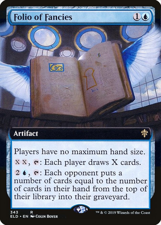 Folio of Fancies (Extended Art) [Throne of Eldraine] Magic: The Gathering