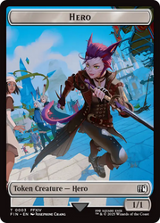 Hero (0003) // Copy (0001) Double-Sided Token [FINAL FANTASY Tokens] Magic: The Gathering
