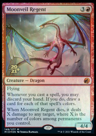 Moonveil Regent [Innistrad: Midnight Hunt Prerelease Promos] Magic: The Gathering