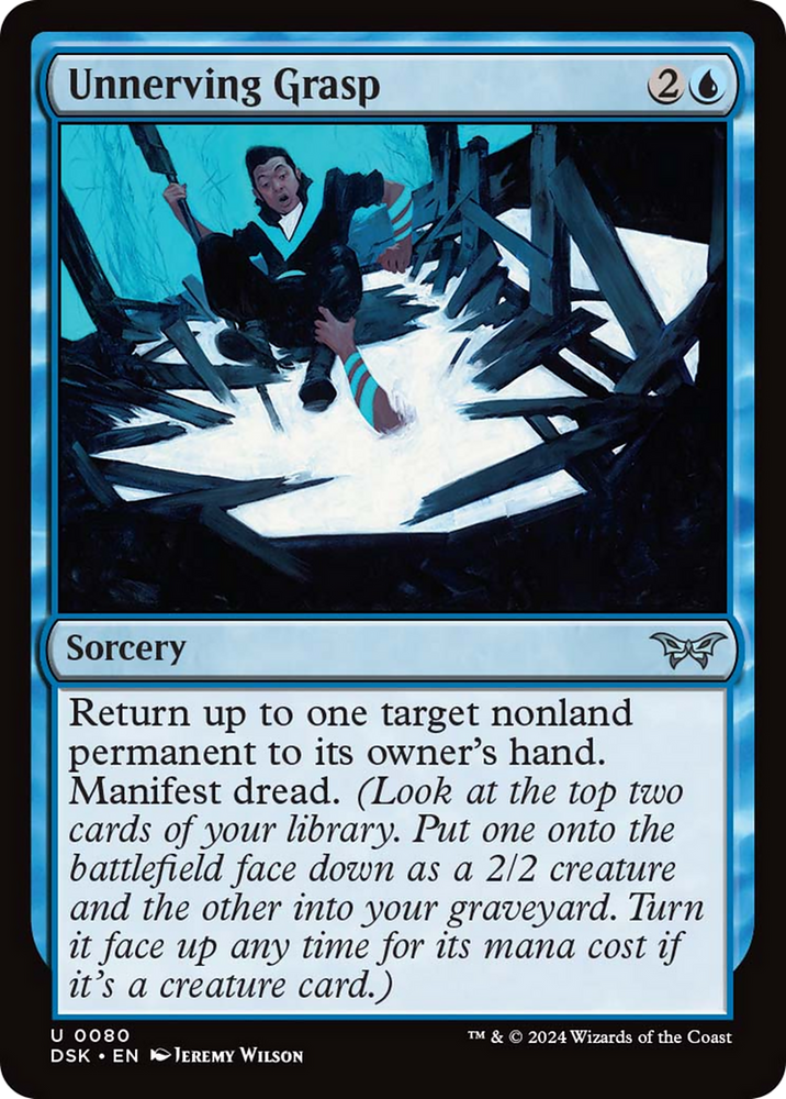 Unnerving Grasp [Duskmourn: House of Horror] Magic: The Gathering