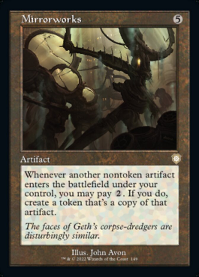 Mirrorworks (Retro) [The Brothers' War Commander] Magic: The Gathering