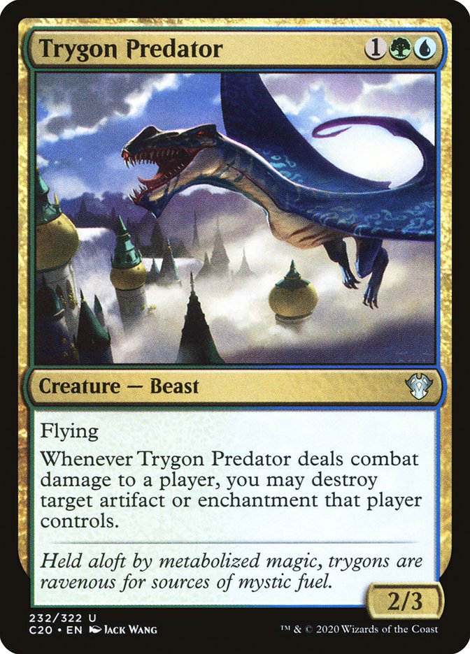 Trygon Predator [Commander 2020] Magic: The Gathering