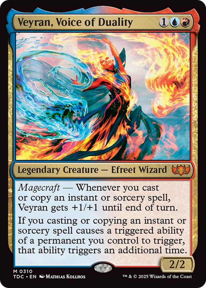 Veyran, Voice of Duality [Tarkir: Dragonstorm Commander] Magic: The Gathering