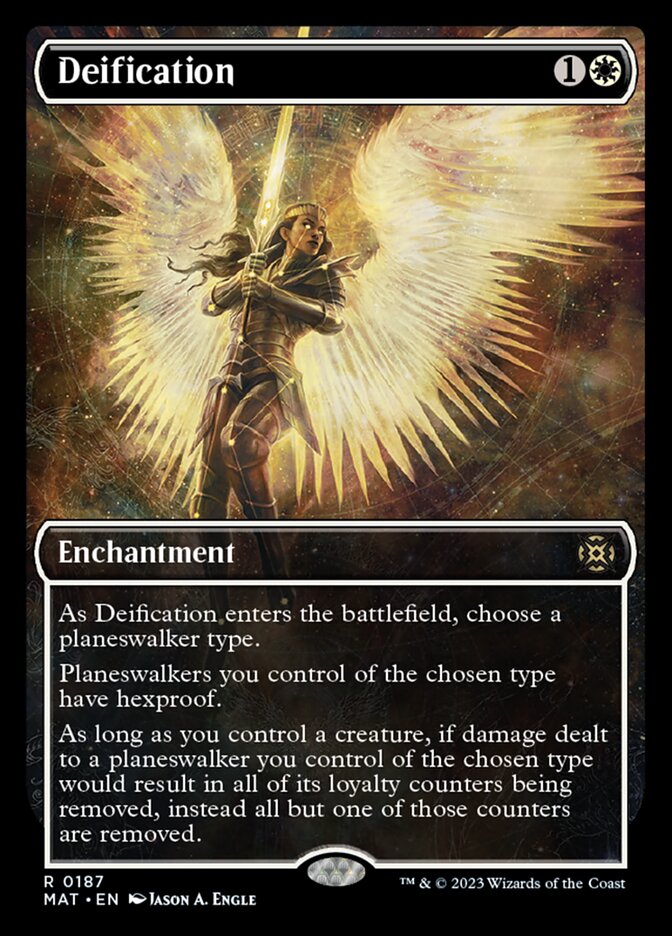 Deification (Showcase Halo Foil) [March of the Machine: The Aftermath] Magic: The Gathering