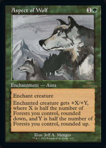 Aspect of Wolf (Retro) [30th Anniversary Edition] Magic: The Gathering