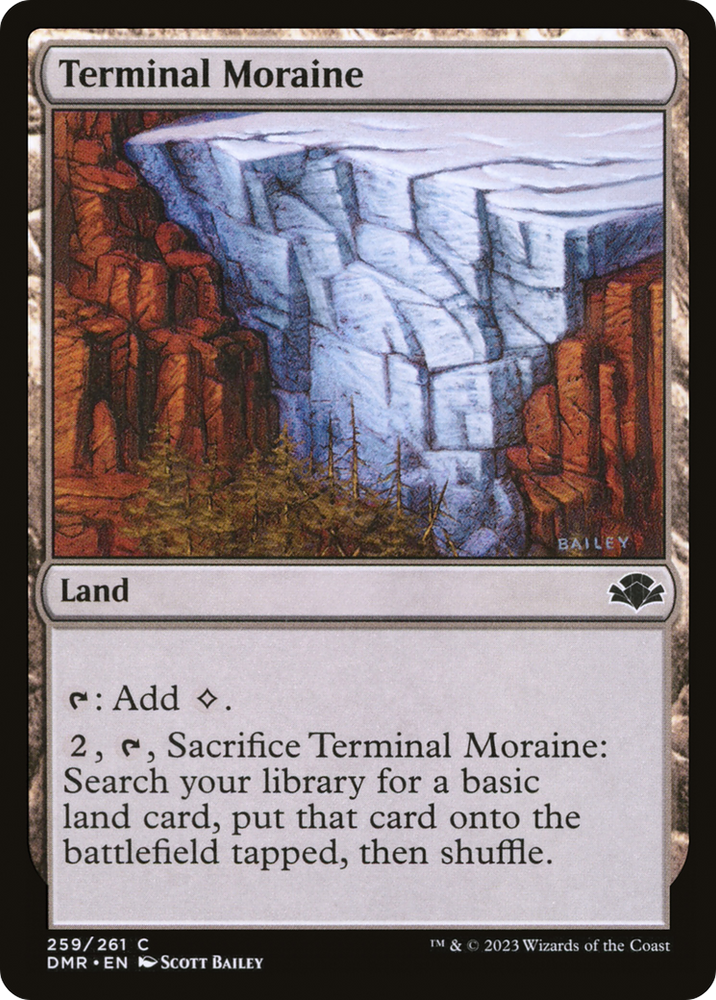 Terminal Moraine [Dominaria Remastered] Magic: The Gathering