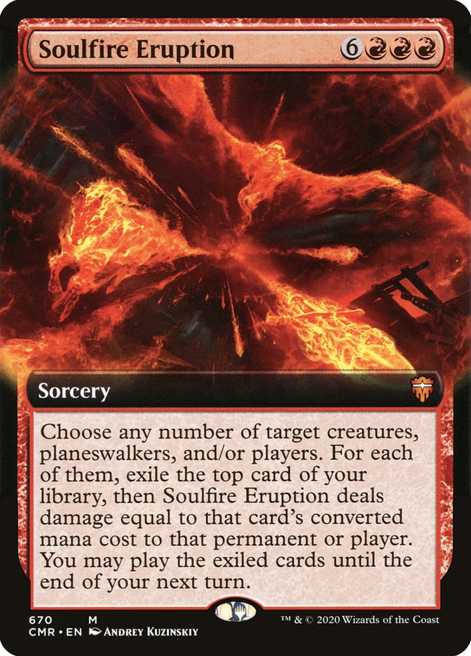 Soulfire Eruption (Extended Art) [Commander Legends] Magic: The Gathering