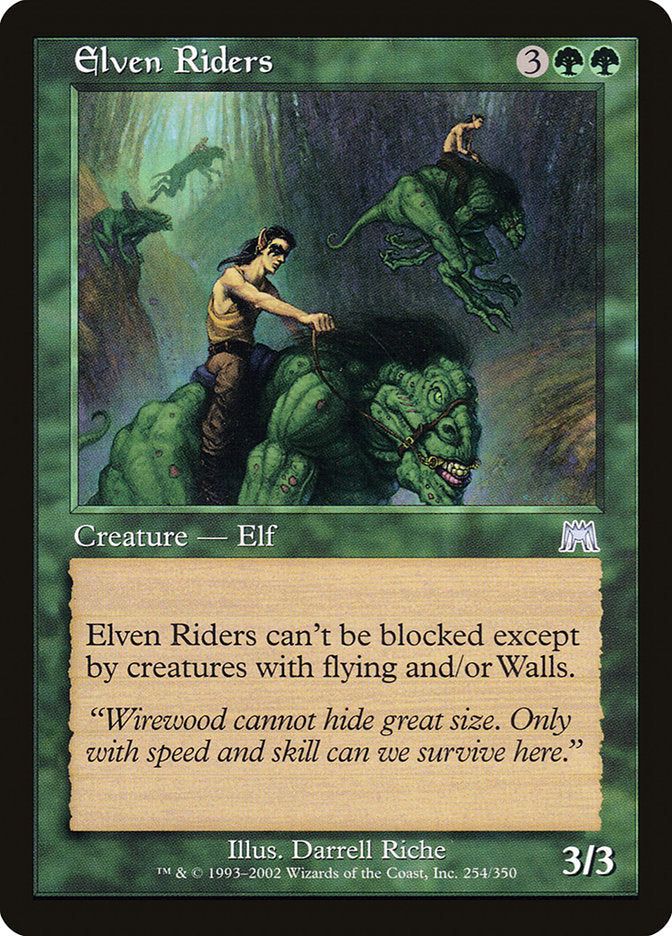 Elven Riders [Onslaught] Magic: The Gathering