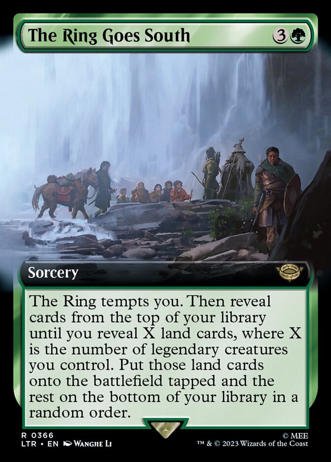 The Ring Goes South (Extended Art) [The Lord of the Rings: Tales of Middle-Earth] Magic: The Gathering