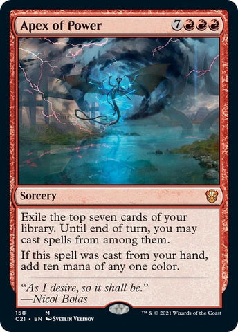 Apex of Power [Commander 2021] Magic: The Gathering