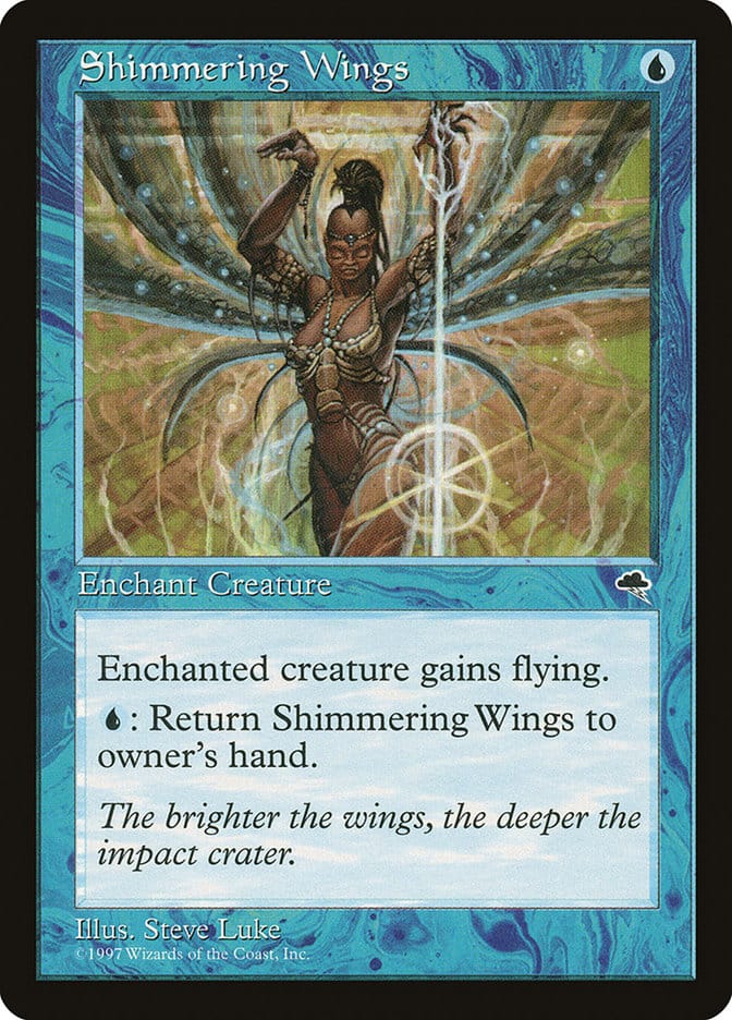 Shimmering Wings [Tempest] Magic: The Gathering