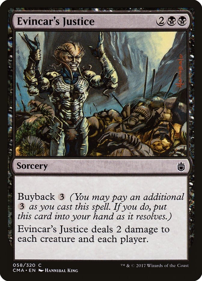 Evincar's Justice [Commander Anthology] Magic: The Gathering