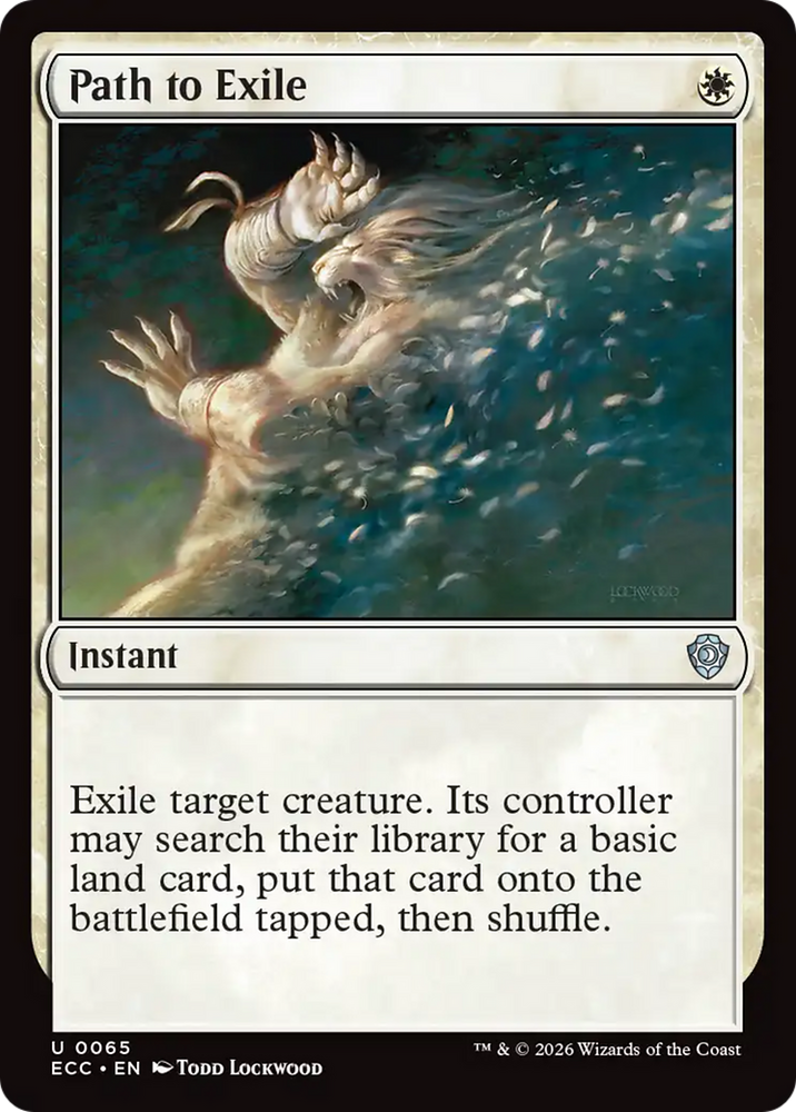 Path to Exile [Lorwyn Eclipsed Commander] Magic: The Gathering
