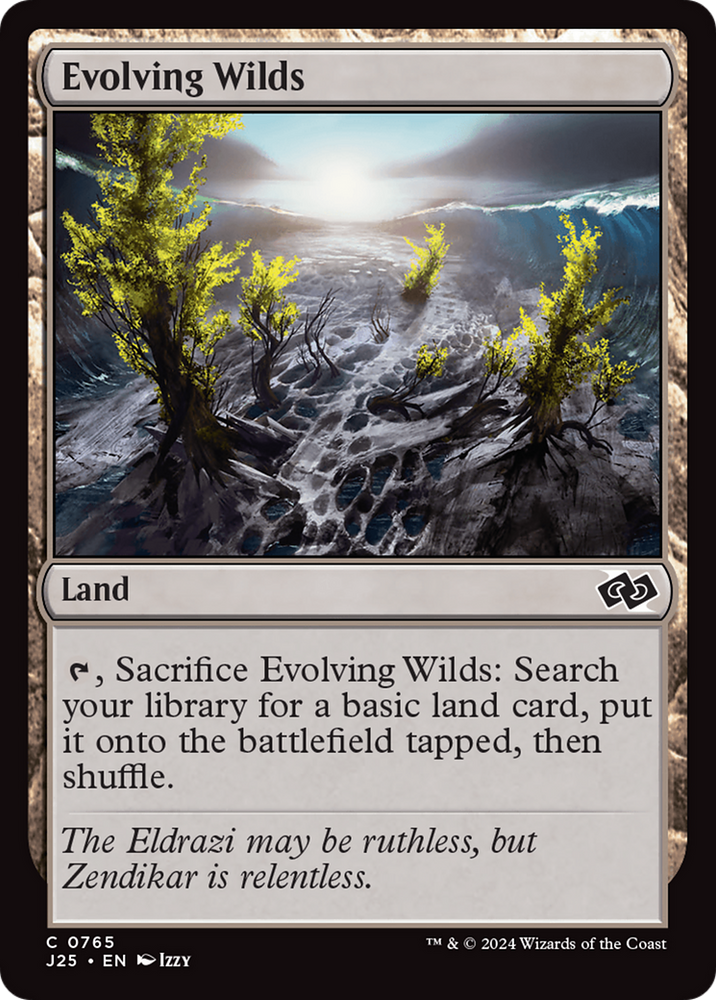 Evolving Wilds [Foundations Jumpstart] Magic: The Gathering