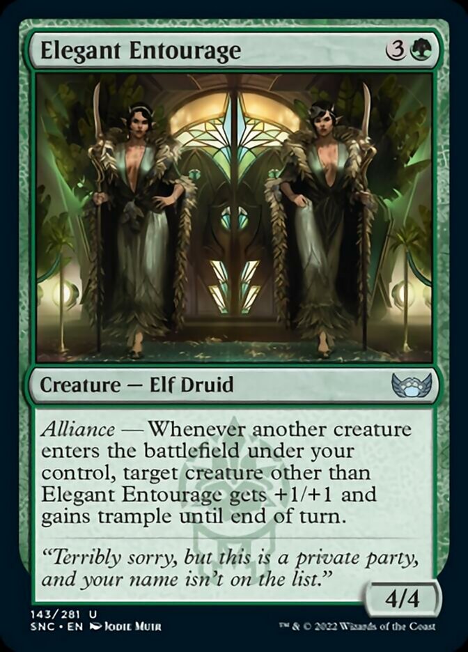 Elegant Entourage [Streets of New Capenna] Magic: The Gathering