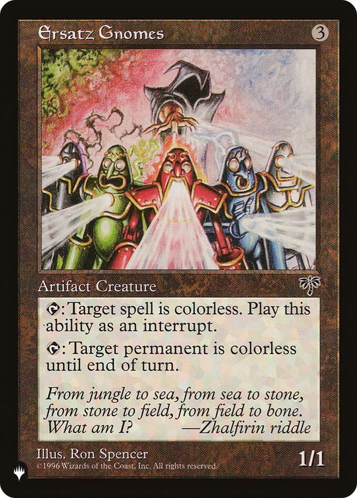 Ersatz Gnomes [The List] Magic: The Gathering