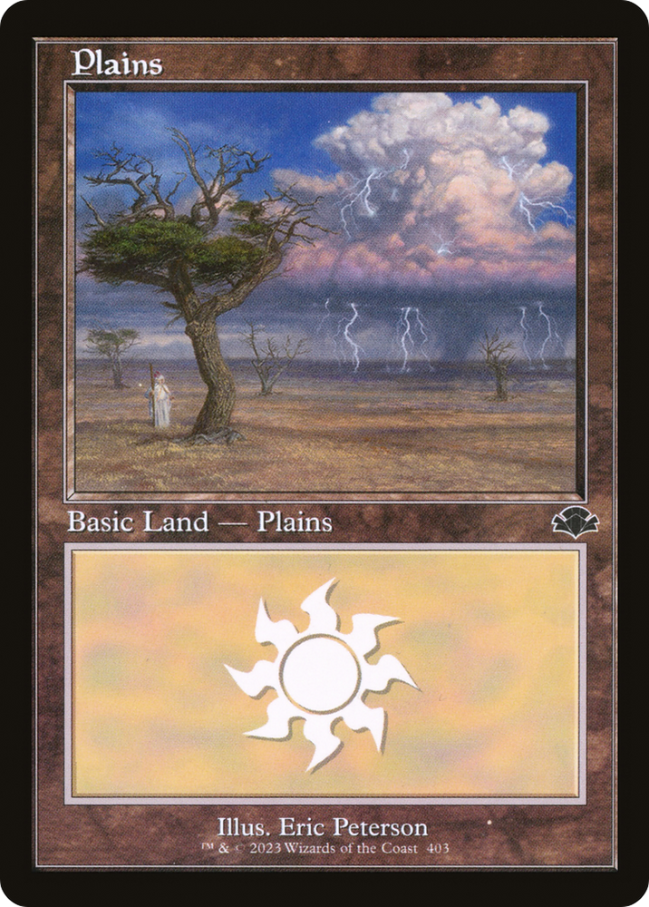 Plains (403) (Retro) [Dominaria Remastered] Magic: The Gathering