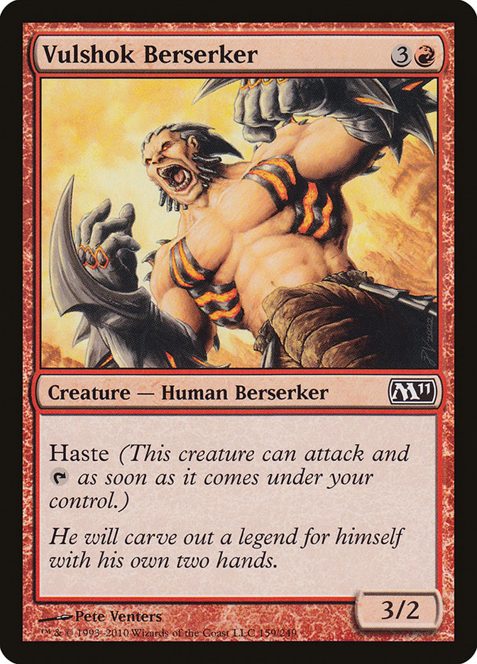 Vulshok Berserker [Magic 2011] Magic: The Gathering