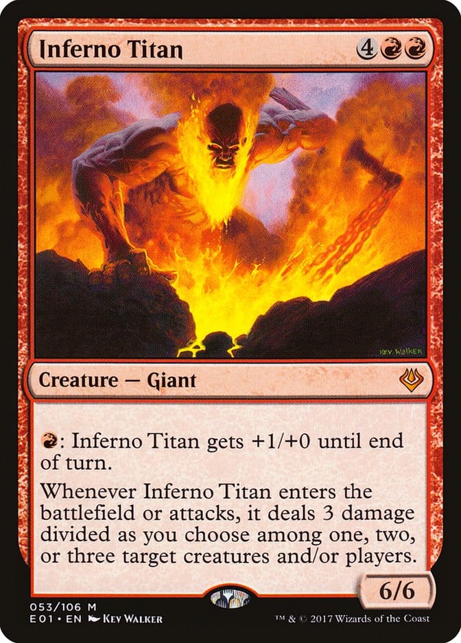 Inferno Titan [Archenemy: Nicol Bolas] Magic: The Gathering