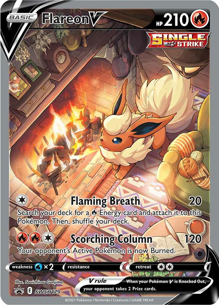 Flareon V (SWSH179) [Sword & Shield: Black Star Promos] Pokémon