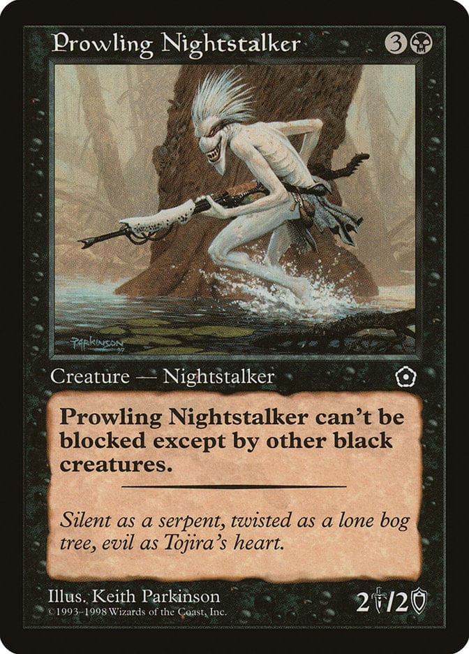 Prowling Nightstalker [Portal Second Age] Magic: The Gathering