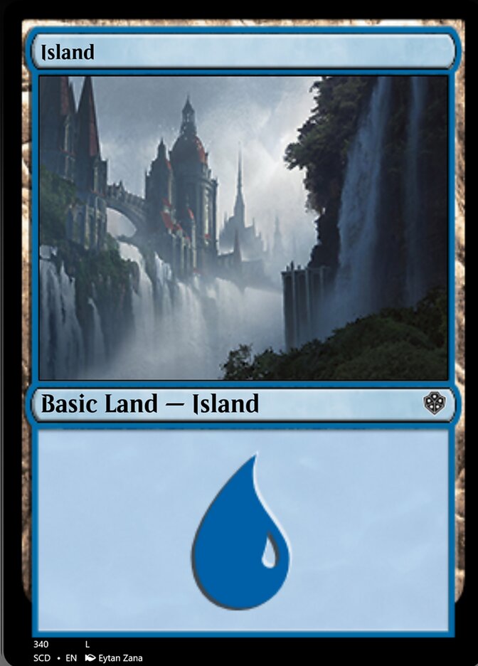 Island (340) [Starter Commander Decks] Magic: The Gathering