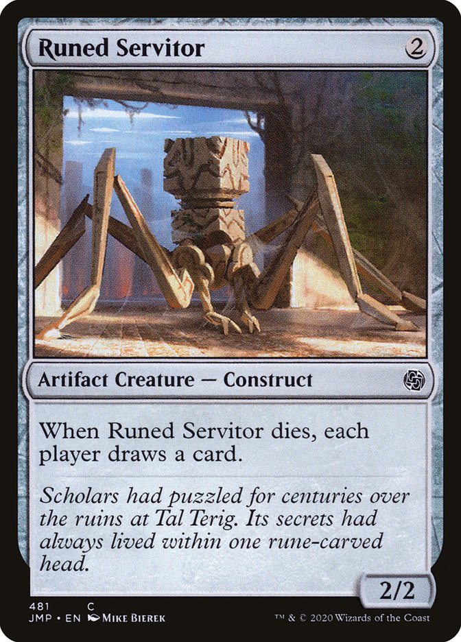 Runed Servitor [Jumpstart] Magic: The Gathering