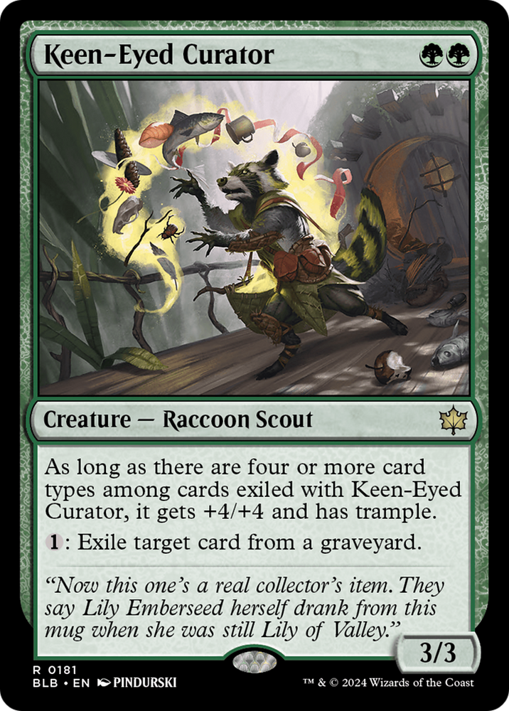 Keen-Eyed Curator [Bloomburrow] Magic: The Gathering