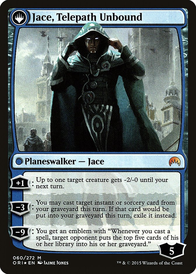 Jace, Vryn's Prodigy // Jace, Telepath Unbound [Magic Origins Prerelease Promos] Magic: The Gathering