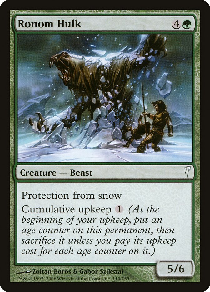 Ronom Hulk [Coldsnap] Magic: The Gathering