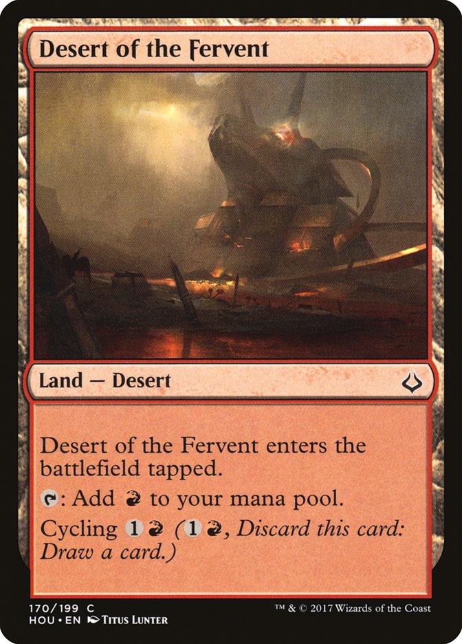 Desert of the Fervent [Hour of Devastation] Magic: The Gathering