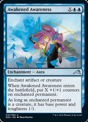 Awakened Awareness [Kamigawa: Neon Dynasty] Magic: The Gathering