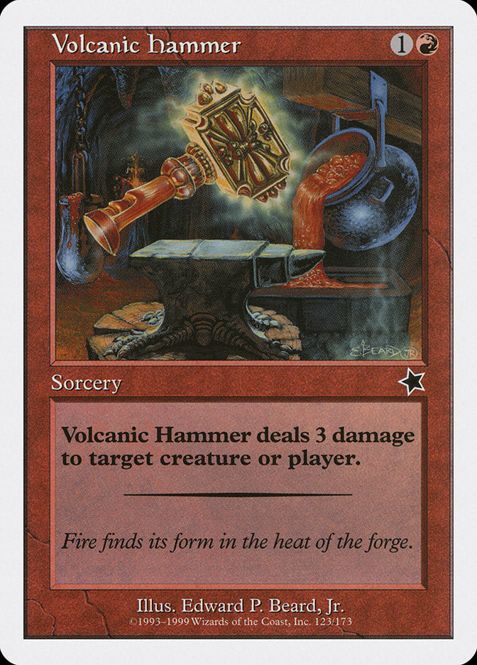 Volcanic Hammer [Starter 1999] Magic: The Gathering