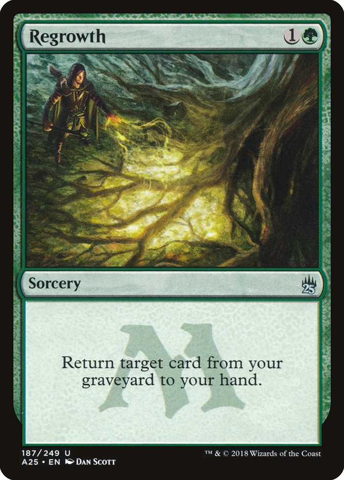 Regrowth [Masters 25] Magic: The Gathering