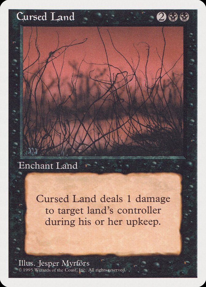 Cursed Land [Rivals Quick Start Set] Magic: The Gathering