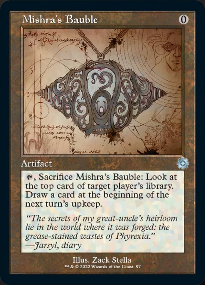Mishra's Bauble (Retro Schematic) [The Brothers' War Retro Artifacts] Magic: The Gathering