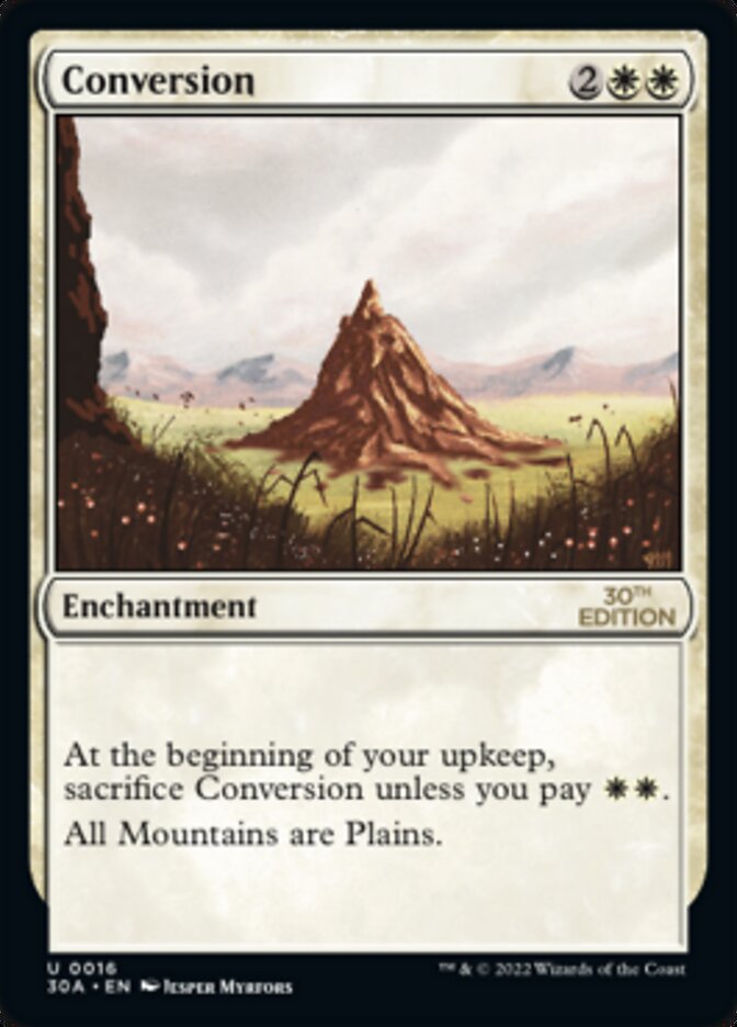 Conversion [30th Anniversary Edition] Magic: The Gathering