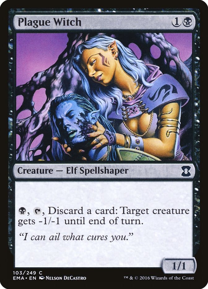 Plague Witch [Eternal Masters] Magic: The Gathering