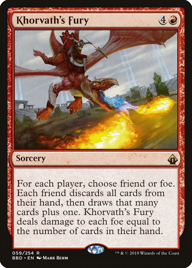 Khorvath's Fury [Battlebond] Magic: The Gathering