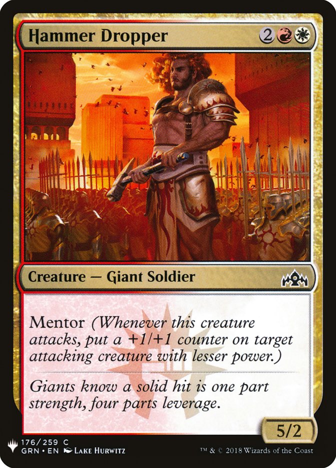 Hammer Dropper [Mystery Booster] Magic: The Gathering