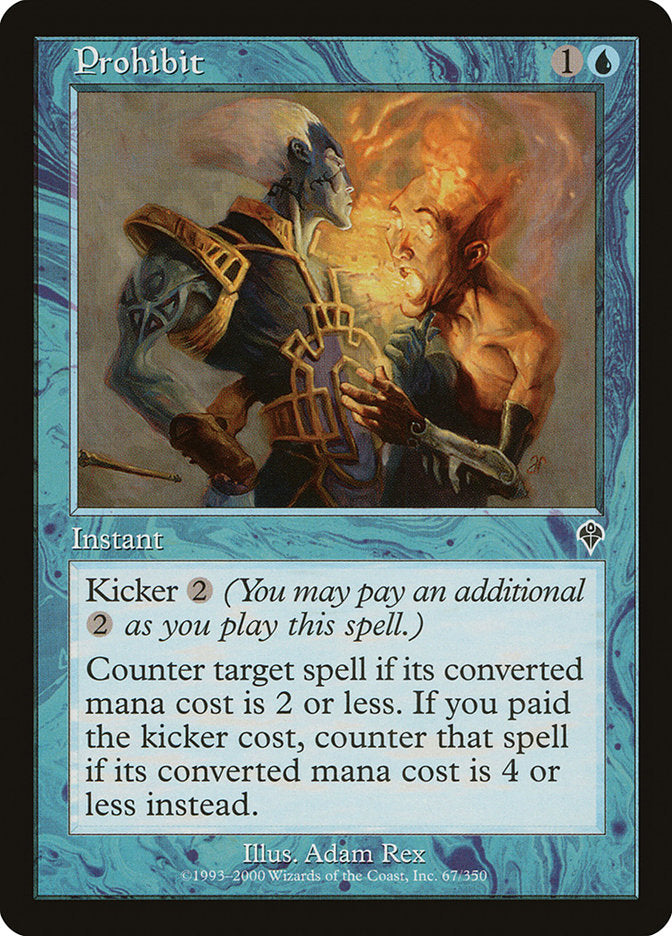 Prohibit [Invasion] Magic: The Gathering