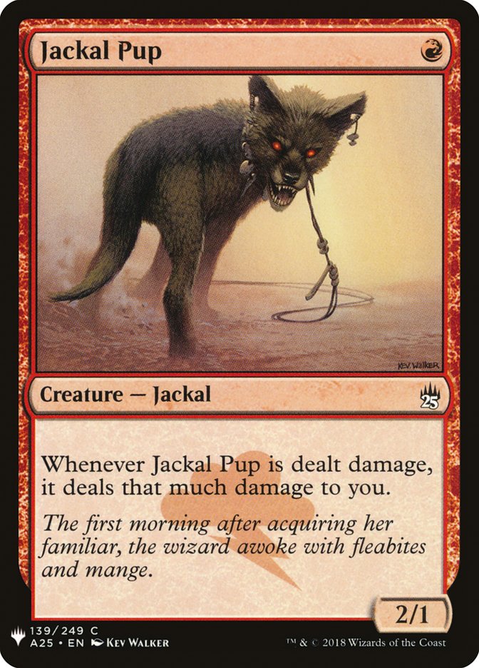 Jackal Pup [Mystery Booster] Magic: The Gathering