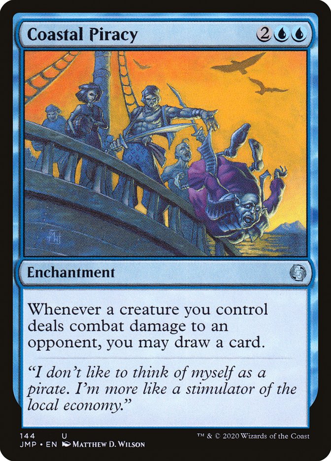 Coastal Piracy [Jumpstart] Magic: The Gathering