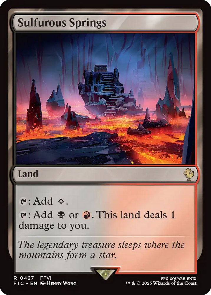 Sulfurous Springs [FINAL FANTASY Commander] Magic: The Gathering