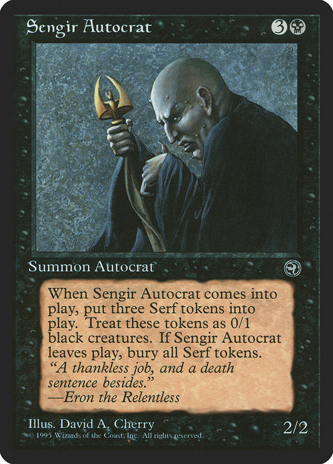 Sengir Autocrat [Homelands] Magic: The Gathering