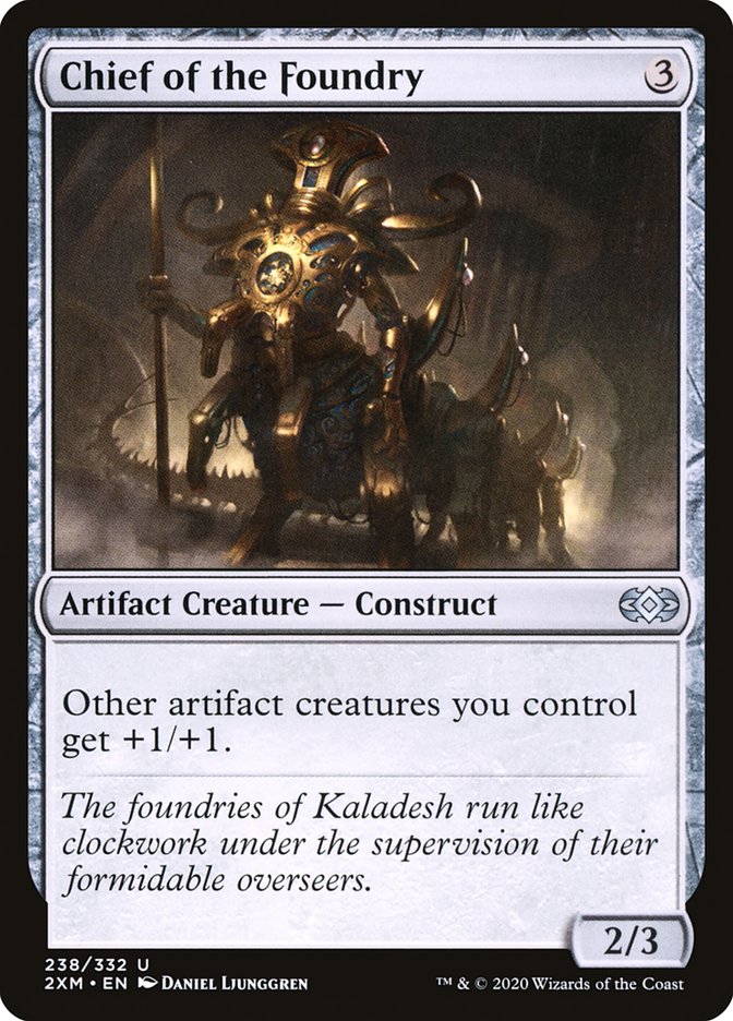 Chief of the Foundry [Double Masters] Magic: The Gathering