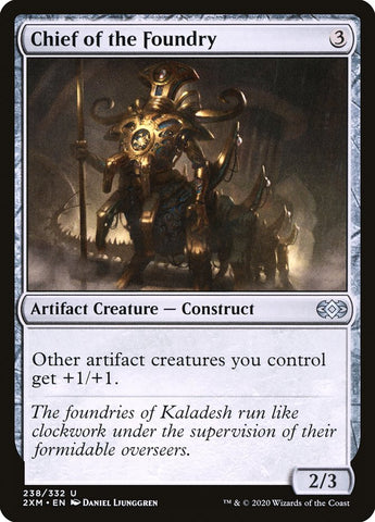 Chief of the Foundry [Double Masters] Magic: The Gathering